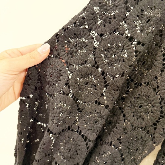 See By Chloe Black Lace Long Sleeve Dress size 34 - Picture 5 of 14